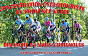 Concentration cyclotouriste BRIGNOLES